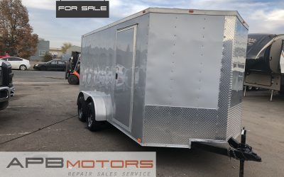 2018 Empire Cargo trailers v-nose enclosed atv / work tools trailer for sale in Denver, CO ***SOLD***